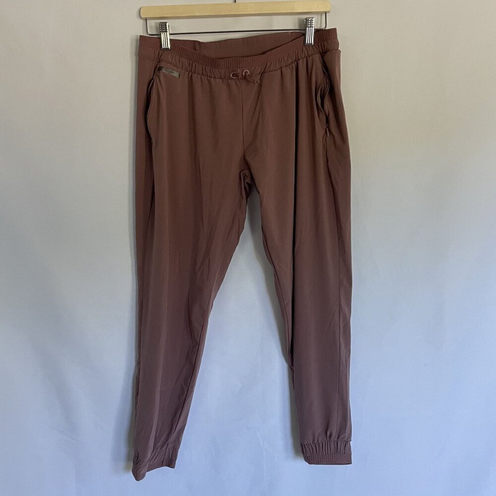 Kalenji waist 15 inches across women's brown purple tracksuit pants casual
